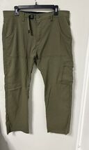 Prana Stretch Zion Pants Mens 38x30 Green M4ST30116 Hiking Climbing - $25.00