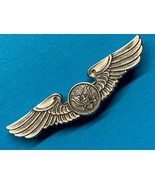 WWII, ARMY AIR FORCE, AAF, AIRCREW, WING, PINBACK, STERLING, 2-INCH, BAL... - $868.19 MXN