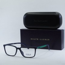 Polo Ralph Laurent PH2250U 6015 Matte Navy Blue 54mm Eyeglasses New Authentic - £74.00 GBP