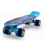 Meketec Skateboard 22&quot; Mini Cruiser Retro Skateboard For Kids Youth Begi... - $633.66 MXN