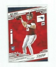 Mac Jones (New England Patriots) 2021 Panini Prestige Rookie Card #205 - £7.41 GBP