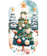 Winter Christmas Paperclip Design Clipart 500 PNG Digital Download Bundl... - €5,15 EUR