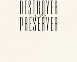 Destroyer and Preserver [Paperback] Rohrer, Matthew - $2.93