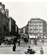 Puerto De Sol Madrid Victorian 1898 Print Cuba&#39;s Freedom Spanish War DWU15 - $570.99 MXN