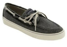 Grey and black Sperry Bahama Boat shoes size 7 - £19.98 GBP