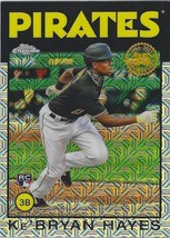 2021 Topps Chrome Silver Pack #86C43 Ke&#39;Bryan Hayes RC Rookie Card Pirates ⚾ - £1.97 GBP