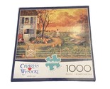 Buffalo Charles Wysocki Supper Call 1000 Piece Buffalo Games Jigsaw Puzzle - $7.25