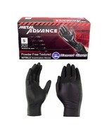 Diamond Metal Advance Nitrile Exam Gloves Small Black 100/Bx N51S - $12.50