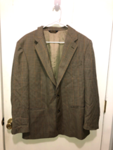 Brooks Brothers Plaid 2 Button Wool Blazer Coat Jacket Mens 41R Made In ... - £7.03 GBP
