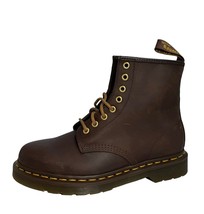 New Dr Martens 1460 Brown Crazy Horse 8 Eye Lace-up Boots Womens Sz 8 (Mens 7) - £90.85 GBP