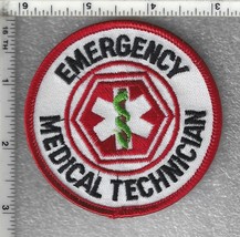 Emergency Medical Technician  - Red Round Shoulder Patch - $186.27 MXN