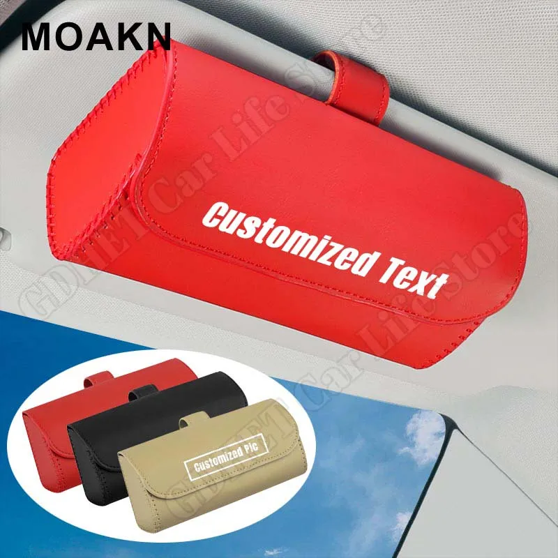 Car Sunglasses Holder Custom Car Visor Glasses Case Multifunction Sunglasses - £13.49 GBP+