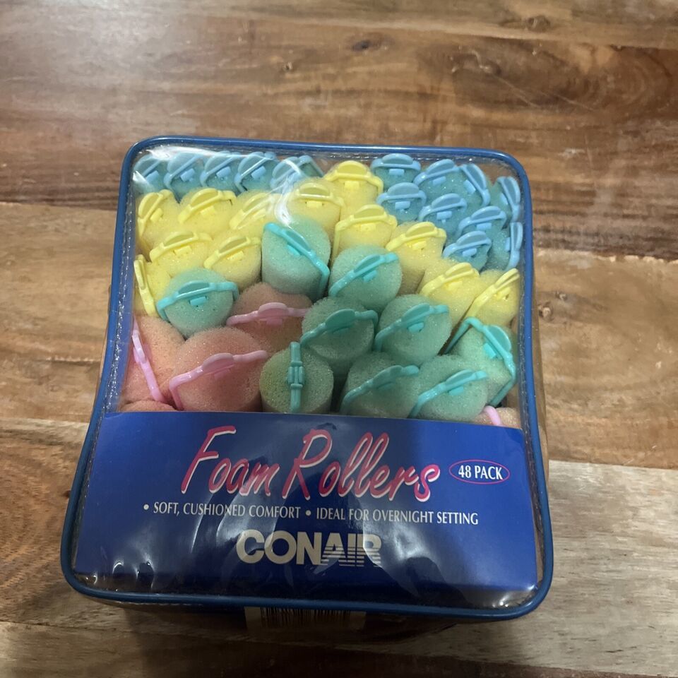 Conair Soft Bouncy Curls Foam Rollers 48 pcs BRAND NEW - $10.39