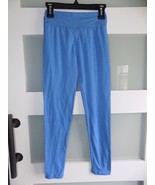 Lularoe Heather Blue Leggings Size TWEEN Girl&#39;s - $279.78 MXN