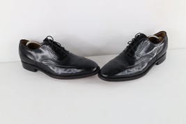 Vtg Johnston &amp; Murphy Mens 11 E / C Leather Wingtips Oxford Dress Shoes ... - £88.37 GBP