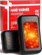 Hand Warmers Rechargeable, 2 Pack 6400Mah Electric Hand Warmer, 16 Hours... - £23.49 GBP
