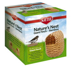 Kaytee Natures Nest Bamboo Finch Nest Giant - 1 count Kaytee Natures Nes... - £12.84 GBP