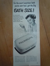 Palmolive Bath Size Soap Print Magazine Advertisement 1950 - $4.99