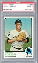 Mickey Lolich 1973 Topps #390 PSA 9 - £69.90 GBP