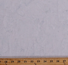 Cotton Batik Snow White Bali Watercolors Hand-Dyed Fabric Print BTY D307.08 - £11.05 GBP