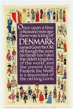 King of Denmark Gorm The Old Giant Postcard - $178.20