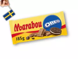 Marabou Oreo - Milk Chocolate with Oreo Cookie Pieces (185g / 6.52oz) - $13.90