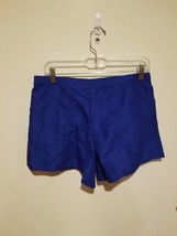 Maxine of Hollywood Size 12 Cobalt Blue Swim Board Shorts NWT Top Snap Missing  - £11.63 GBP
