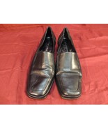 Rangoni Firenze Made in Italy Black Leather Square Toe Heels Sz 8.5 B wc... - $20.95 CAD
