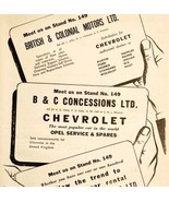 1957 British &amp; Colonial Motors Import Advertisement Autocar Automobilia ... - $41.31 CAD
