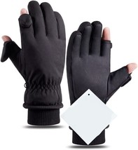 -30℉ Winter Gloves for Men - Touch Screen Detachable Waterproof (Size:XL) - £13.91 GBP