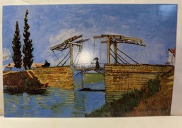 Vincent Van Gogh &quot;THE Drawbridge&quot; Postcard 3.5 X 5.5 Mr. Paper Unused - £1.55 GBP