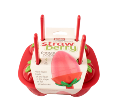 Joie Freeze Pop Maker Strawberry Design NEW Make Frozen Treats At Home - £9.80 GBP