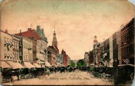 Paint Street View Looking South Chillicothe Ohio OH DB Postcard D9 - £7.74 GBP
