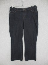 Venezia Women&#39;s Jeans Bootcut Size 3 18 Dark Wash Lane Bryant - £11.20 GBP