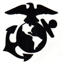 REFLECTIVE USMC Marine Corps decal sticker up to 12 inches RTIC hardhat devil - £2.71 GBP+