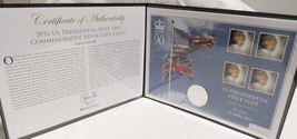 2016 US Presidential State Visit Commemorative Silver Coin Cover Elizabe... - $55.95
