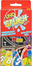 UNO Splash Card Game for Outdoor Camping Travel and Family Night with Water Resi - $33.34