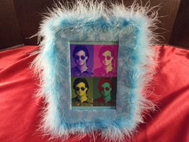 BOB SAGET IN ANDY WARHOL PHOTOGRAPH STYLE IN BLUE LACEY FURRY 6.5&quot; X 9&quot; ... - $26.77