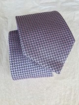 Ermenegildo Zegna Geometric Pattern Italian Silk Tie - £112.18 GBP