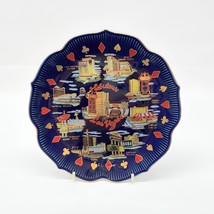 Collector Plate Fabulous Las Vegas Stardust Dunes Hotel Cobalt Blue Vintage 9&quot; - $16.80