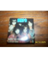 KISS BUTTON Pin Badge Unmasked Talk To Me Naked City 1.5&quot; Vintage Kiss A... - $470.41 MXN