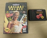 Caesar&#39;s Palace Sega Genesis Cartridge and Case - £4.35 GBP