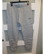True Religion Crystal Icon Mid Rise Jogger Heather Gray Size L Women&#39;s NEW - €61,25 EUR