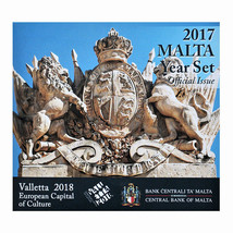 Malta Coins Set 2017 Euro 8 Coins Set BU Year Set Official Issue 00471 - $40.49