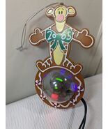 Disney Store Tigger Gingerbread ornament 2005 spinning lights Our Family... - $204.17 MXN