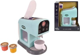 Coffee Maker Toy Pretend Coffee Machine Play with Mug &amp; Coffee Capsules for Kids - £14.77 GBP