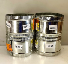 Pack of 4 Master Flow 8 in Flexible Duct and Sheet Metal Connector Splic... - $1,374.10 MXN
