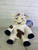 Pure Plushy Cow Sitting Plush Stuffed Animal Toy 2007 RARE - £54.75 GBP