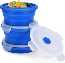 Collapsible Food Storage Containers with Lids - Silicone Bowls with Airt... - $32.00