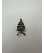 Vintage Washington DC The Capitol Building Infantry Pin Crossed Rifles 1... - €23,39 EUR